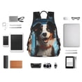thumbnail image 4 of Balery Playful Smile Cute Dog Mochila ligera para hombre y mujer: duradera e impermeable, ideal para la escuela, el trabajo, viajes y uso diario., 4 of 7