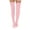 Pink, variant on Women's Cable Knitted Thigh High Socks Over the Knee High Boot Socks Extra Long Winter Leg Warmers Black