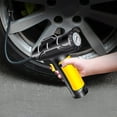 thumbnail image 1 of Compresor de aire portátil para inflar neumáticos de 150 PSI, bomba de aire para neumáticos de automóvil, bomba de aire para neumáticos de 12 V con manómetro digital y luz LED de emergencia, 40, 1 of 9