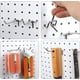 thumbnail image 1 of Ganchos de tablero perforado 50 piezas Ganchos de tablero perforado Ganchos de pared de puerta de panel de pared para exhibición al por menor Juego de gancho único de 10 cm y 5 cm, 1 of 2