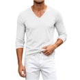 thumbnail image 5 of fatyb Men's Mesh Long Sleeve T Shirts V Neck Breathable Workout Tee Mens Athletic Running Training Tops, 5 of 7