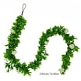 thumbnail image 3 of Cadancy Garland Decoration Artificial Jasmine Vine 6ft Fake Flower Greenery Hanging Rattan Mantle Fireplace Wedding Arch Backdrop Home Decor Wreath Supplies Party Table Centerpiece, 3 of 6