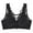 A-Black258, variant on Women's Lace Bras Wireless Pendant Detail Back Smoothing Thin Cup Bra Support Full Coverage Everyday Wear Bras