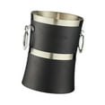 thumbnail image 2 of Cubo de hielo para bebidas, bañera para enfriar bebidas, Cubo de cerveza portátil, cubo de hielo aislado de 2L, bañera de Metal para bebidas para Negro Plata, 2 of 8