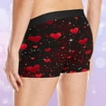 thumbnail image 2 of Men's Valentine's Day Heart Print Underwear Comfortable Stretch Boxer Briefs, Festive Soft Underwear, 2 of 8