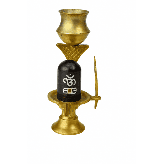 Brass Lord Shiva Linga Lingam Shivling Statue