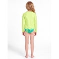 thumbnail image 3 of Ocean Gear Girls Swim Long Sleeve Rash Guard, Sizes 4-18, 3 of 4