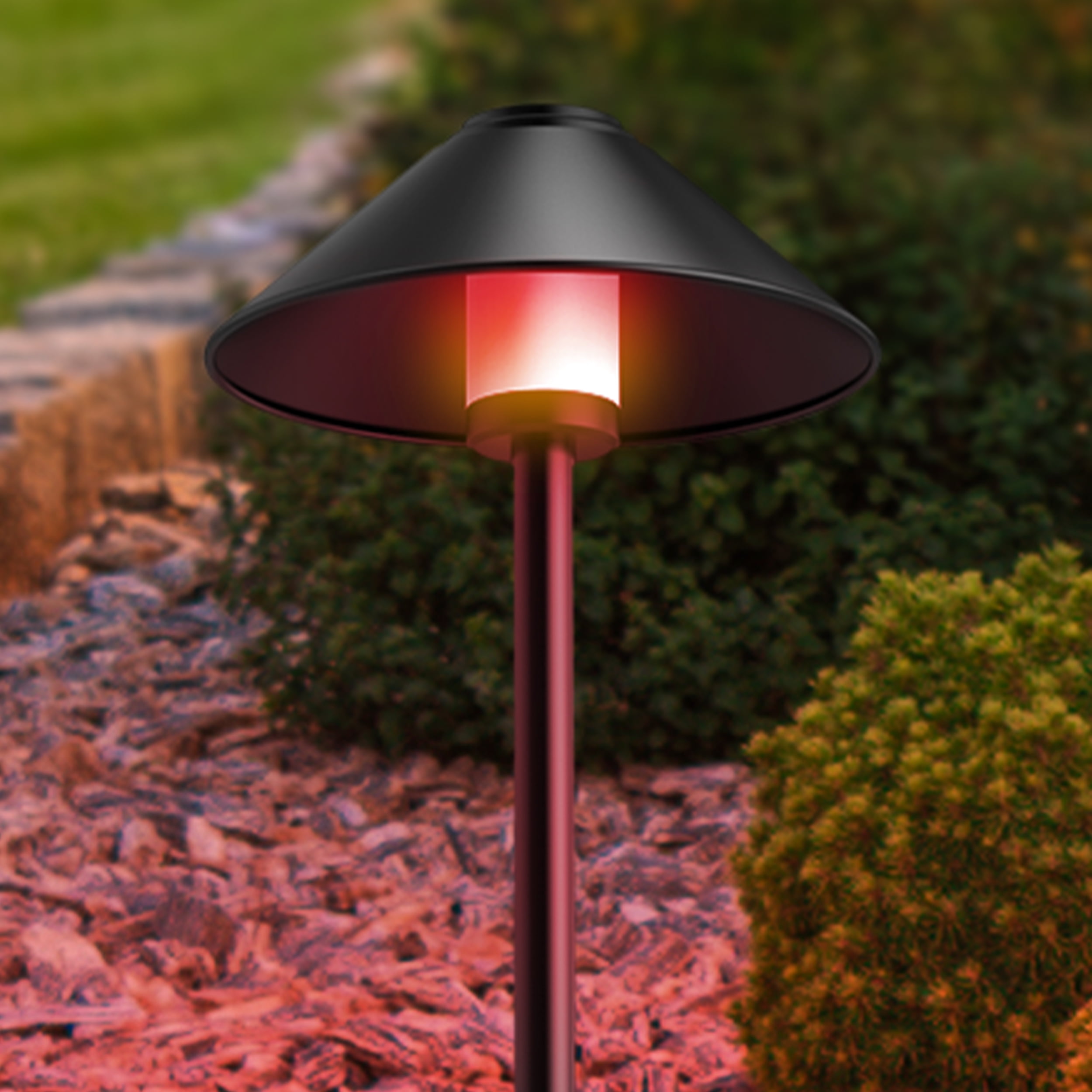 Feit Electric Integrated LED Smart Color Changing RGBW Tunable White Path Lights 4-Pack