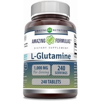 Amazing Formulas L-Glutamine 1000Mg Per Serving 240 Tablets Supplement | Amino Acid Supplement for Men & Women | Non-GMO | Gluten Free | Made in USA