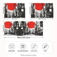 thumbnail image 2 of Yayeee Pillowcase King Size Set of 2 Satin Wrinkle Resistant Pillow Case, Black Streets, 2 of 8