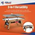 thumbnail image 2 of Rally and Roar 72 inch Air Hockey Table with LED Scorer & Table Tennis Top, 2 of 6