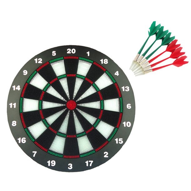 KANGYUANSHUAI Steel Tip Dartboard Set Metal Dart Board