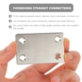 thumbnail image 2 of Miangastore Fixations de Comptoir en Acier Inoxydable 12 Pcs 2.4x1.5x0.05 Po, 2 of 8