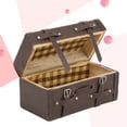 thumbnail image 2 of Greensen Mini Valise 1:12 Style Classique Tissu Bois Rétro Mini Valise pour Maison de Poupée, Maison de Poupée, Valise 1:12, 2 of 7