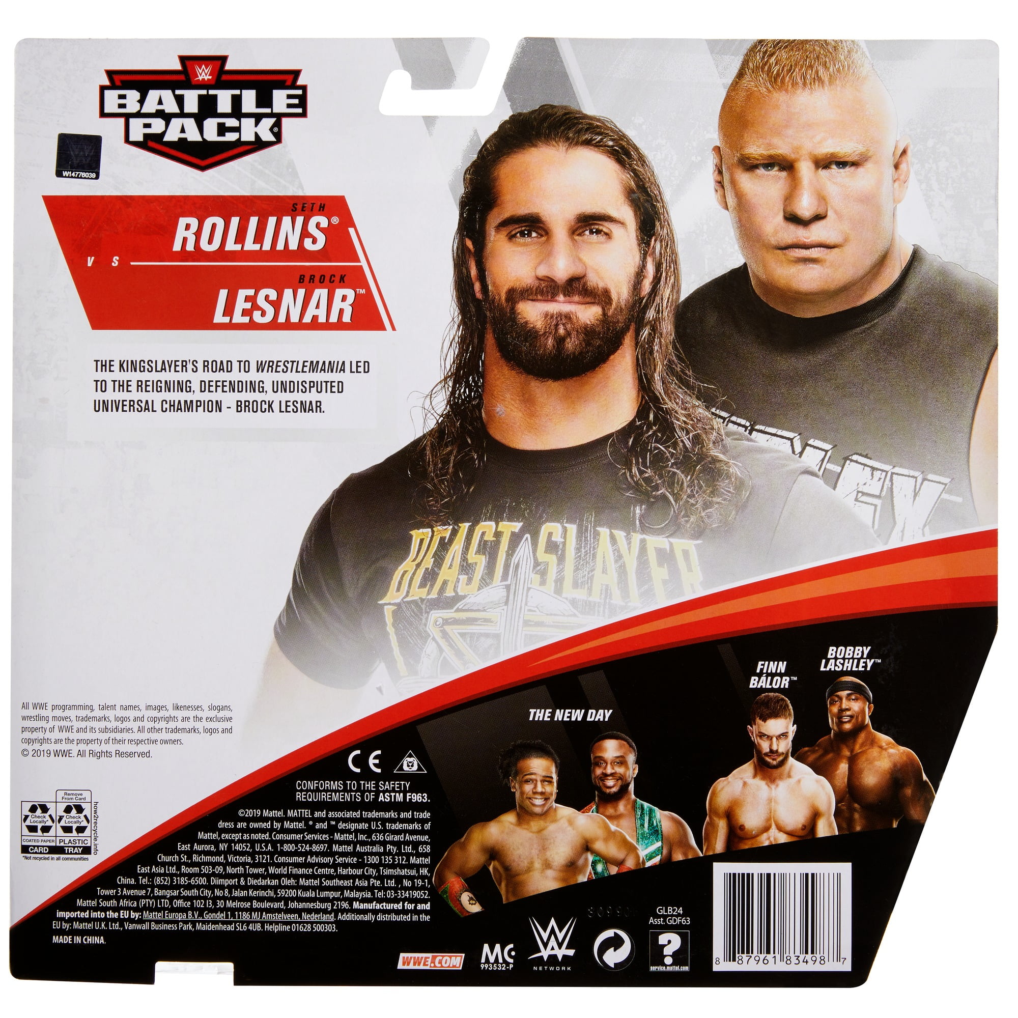 WWE Seth Rollins vs Brock Lesnar 2-Pack