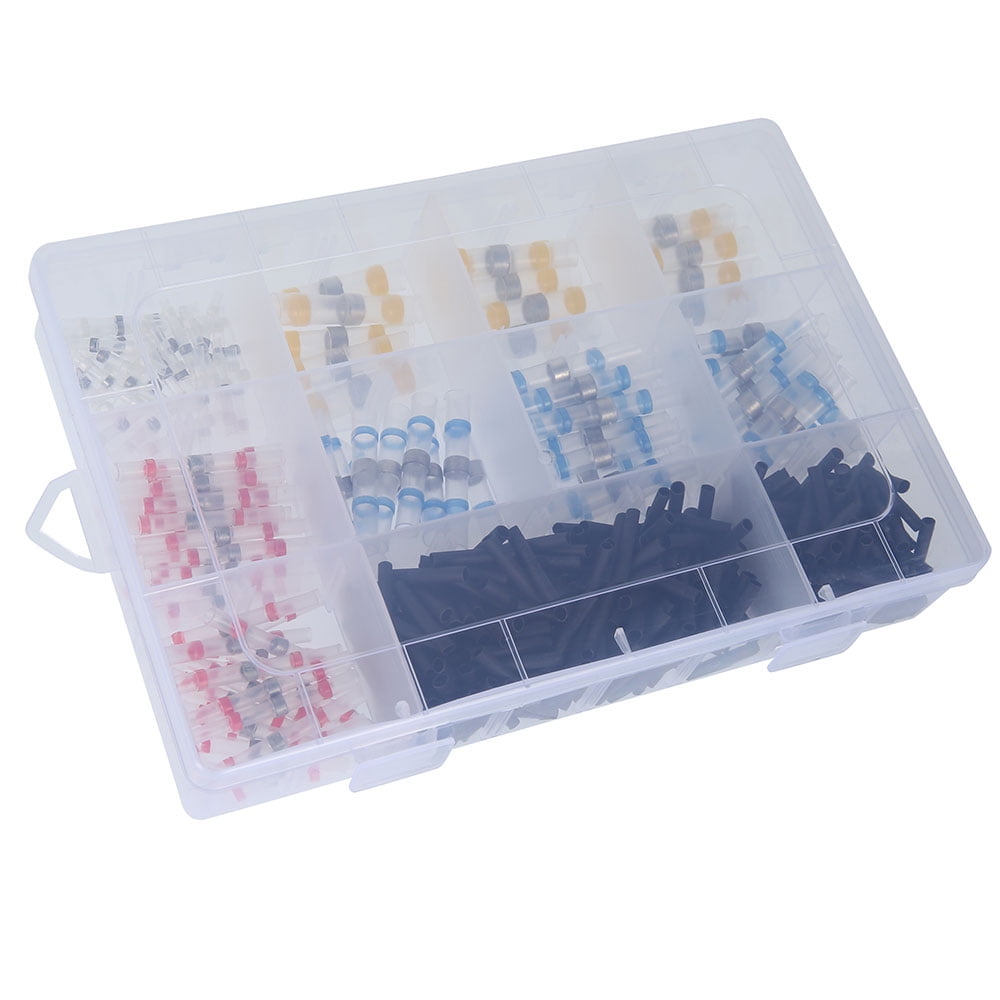 400pcs Solder Seal Wire Connectors Kit Waterproof Butt Terminal