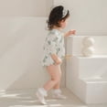 thumbnail image 6 of Yunliwuli Little Girls Ankle Socks Mesh Breathable Bow Decor Sweet Embroidery Ruffled Socks, 6 of 7
