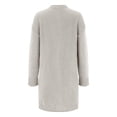 thumbnail image 4 of Vedolay Womens Coat Women's Casual Long Sleeve Open Front Lapel Collar Casual Jacket,Gray M, 4 of 5