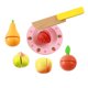 thumbnail image 1 of Juguete de comida de madera, juego de rol, juguetes para cortar comida, juguetes de comida de imitación para niños Frutas, 1 of 8
