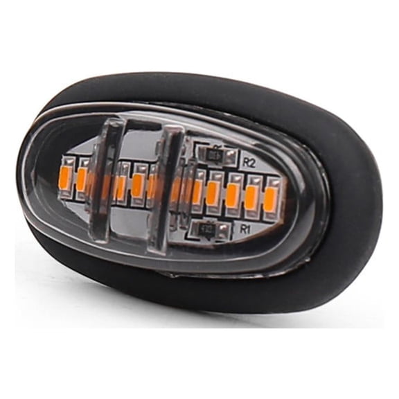 3X Raptor Style Amber Led Front Grille Running Lights For Ford F150 Automobile Clearance Light Wheel Eyebrow Decorative Lamp Fangkenuo