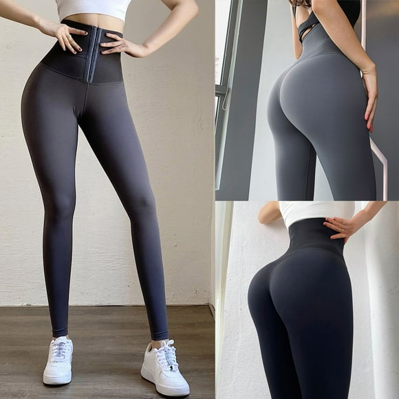 Pantalones Cortos de Yoga para Correr Control Abdominal y Cintura Alta Mujer Xihbxyly