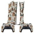 thumbnail image 2 of Skin Sticker for PS5 Slim Standard PS5 Pro Disc Digital Edition Console and Controllers Decals for Playstation 5 (Bear Emoji Pattern,PS5 Slim Disc Edition), 2 of 5
