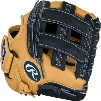 Rawlings 2022 Playmaker Series Baseball Glove, Camel/Navy, 11.5 inch, Right Hand Throw