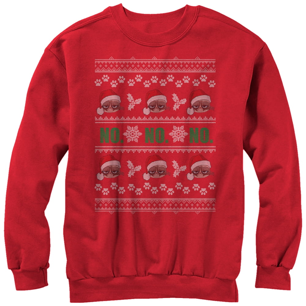grumpy cat christmas sweater