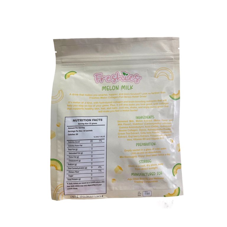 Freshies AVOCADO & MELON Milk Collagen Drink by Juju Glow - Walmart.com