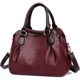 thumbnail image 1 of LHSHID Satchel Bags for Women Large PU Leather Handbags Shoulder Bags Ladies Crossbody Bags Top Handle Tote Bag, 1 of 7