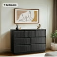 thumbnail image 5 of UPGO Wood Dresser, 7 Drawer Dresser for Bedroom, Modern Chest of Drawers with Deep Drawers Waterproof Living Room, Hallway, Entryway,Black, 5 of 20