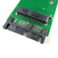 thumbnail image 3 of Unidad estado sólido MSATA mini pci-E ssd a tarjeta adaptadora interfaz micro sata 1 8 pulgadas, 3 of 9