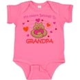 thumbnail image 3 of Inktastic Heart Belongs to Grandpa Girls Baby Bodysuit, 3 of 5