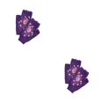 thumbnail image 2 of Jumpingount 1 par de guantes de punto bordados para mujer, deportes al aire libre, ciclismo, montar en bicicleta, mitones térmicos de ganchillo Morado oscuro 2piezas, 2 of 6