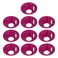 thumbnail image 1 of Unique Bargains 10 Pack Ruche Boîte Porte d'Entrée, 68mm Plastique Ronde Abeille Rotative Nid Porte Disque Rose Rouge, 1 of 4