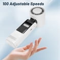 thumbnail image 3 of Ventilador Portátil De Enfriamiento De Hielo Batería Recargable De 4000 MAh Configuración De 100 Velocidades Pantalla LED Ventilador De Turbinas Livianas Con Carga USB Para, 3 of 7