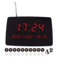 thumbnail image 2 of Restaurant Pager System, Long Working Distance Pager With 10 Pagers,  Restaurant Waiting Buzzers, Adjustable 30  Control Volume, For Coffee Shop, Food Truck,,Clinic, 2 of 8