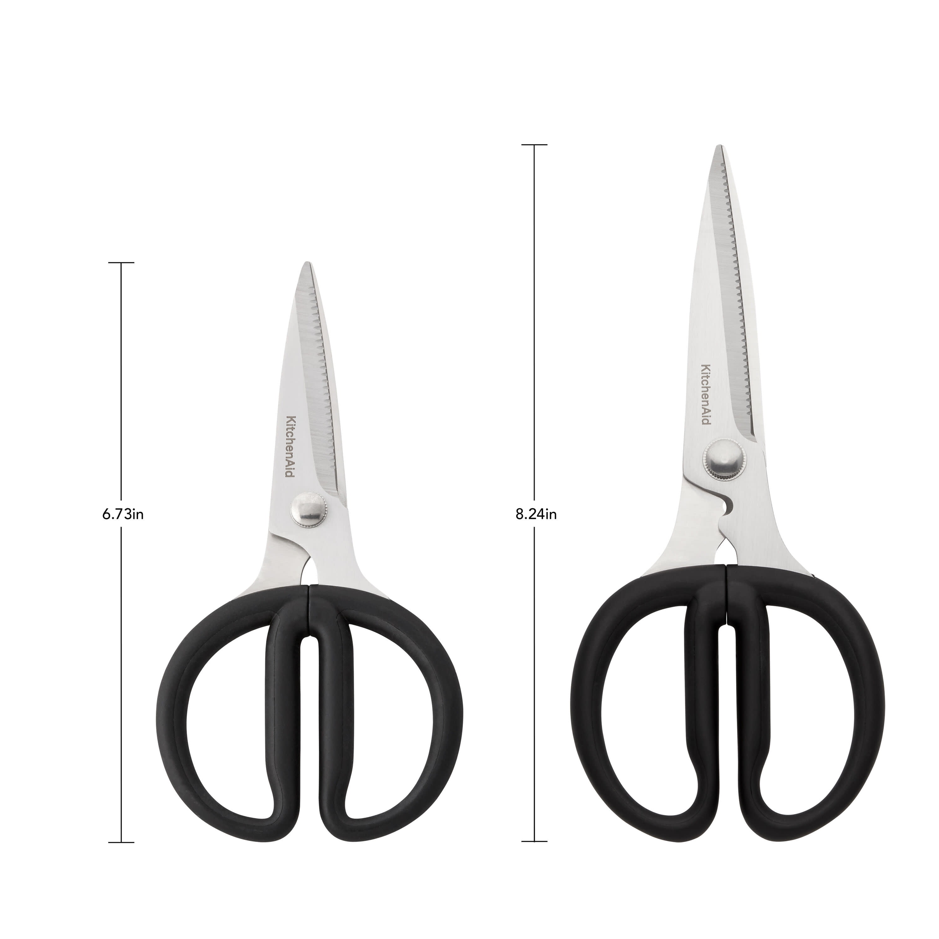 Kitchenaid Universal Stainless Steel Bent Shears in Black 