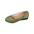 thumbnail image 1 of Zapatos Planos para Mujeres Cómodos Casuales Primavera Y Verano Versátiles Zapatos de Talla Grande de Tacón Bajo con Tacón de Cuña, 1 of 9