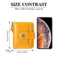 thumbnail image 4 of (2 pack) FALAN MULE Small Wallet for Women Leather Bifold Zipper RFID wallets woman Card Holder Wallet with Removable Card Sleeve, 4 of 10