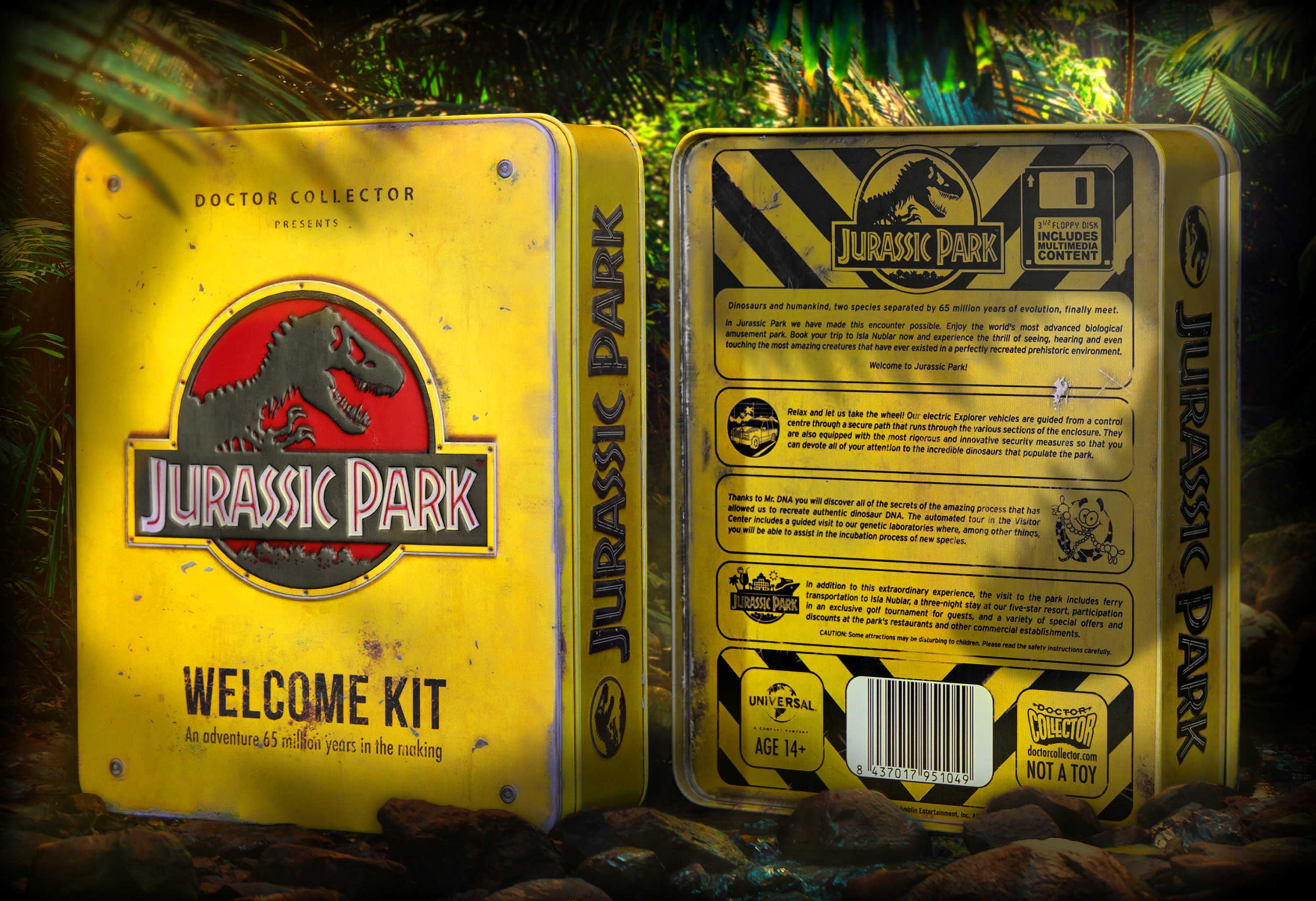 Doctor Colllector Jurassic Park Welcome Kit - Memories & Collector Kit for Ages 14+