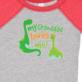 thumbnail image 4 of Inktastic My Granddad Loves Me Baby Boys Baby Bodysuit, 4 of 5