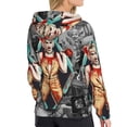 thumbnail image 2 of Harley Quinn Sweatshirt For Womens Fashion Hoodies Pullover Athletic Daily Hoody Hooded Clothing Gift Medium, 2 of 7