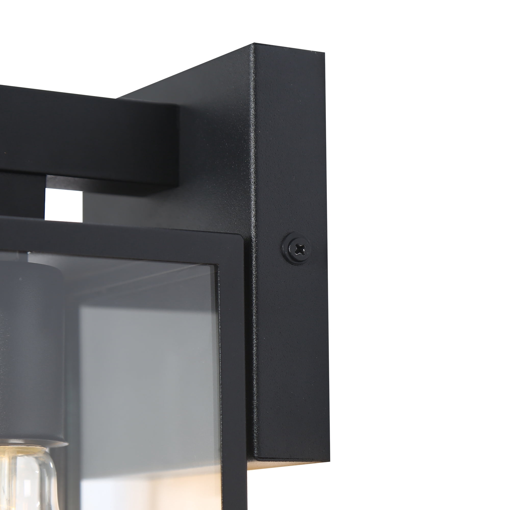 Orlan 2 -Light 9.3-in H Matte Black Hardwired Outdoor Wall Light