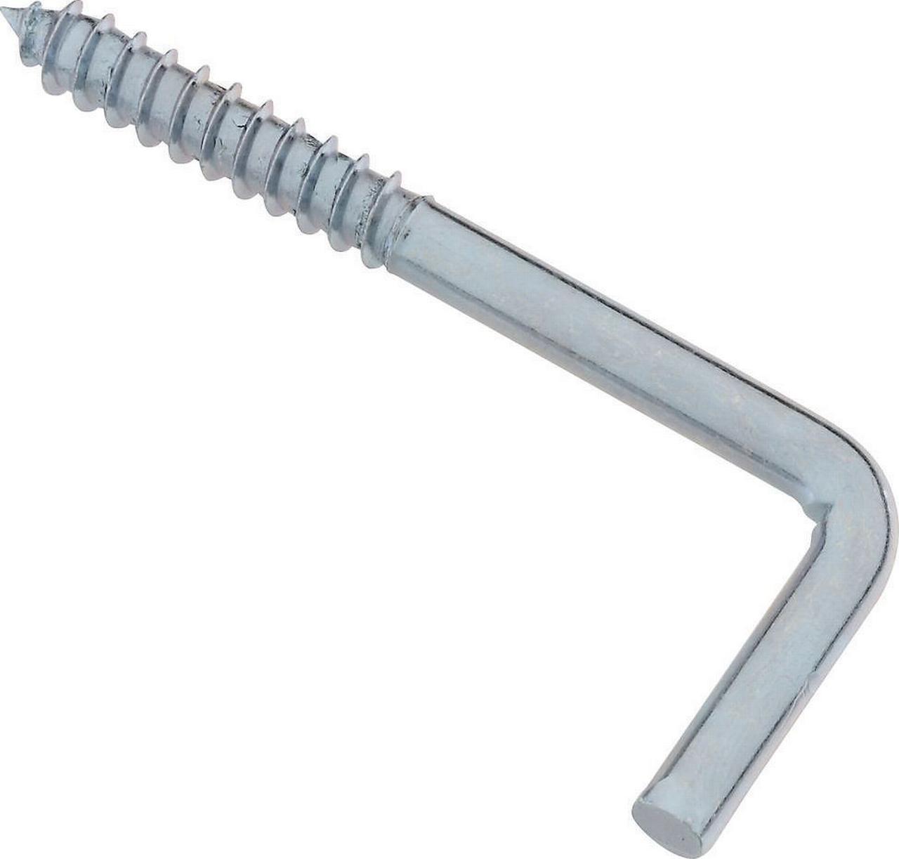 Stanley Hardware 752770 21/4" Zinc Plated Square Bend Screw Hook, 3