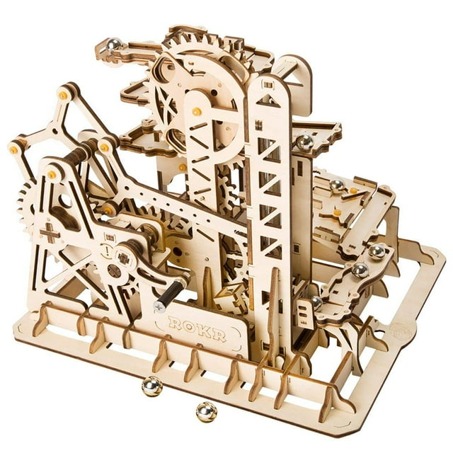 Casse-Tête en Bois 3D Montagnes Russes Modèle Mécanique