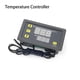 thumbnail image 3 of Injueey Termostato Control de temperatura Interruptor LED Termostatos ajustables Práctico controlador de congelador Enfriador industrial Electrónica Negro 24V, 3 of 6