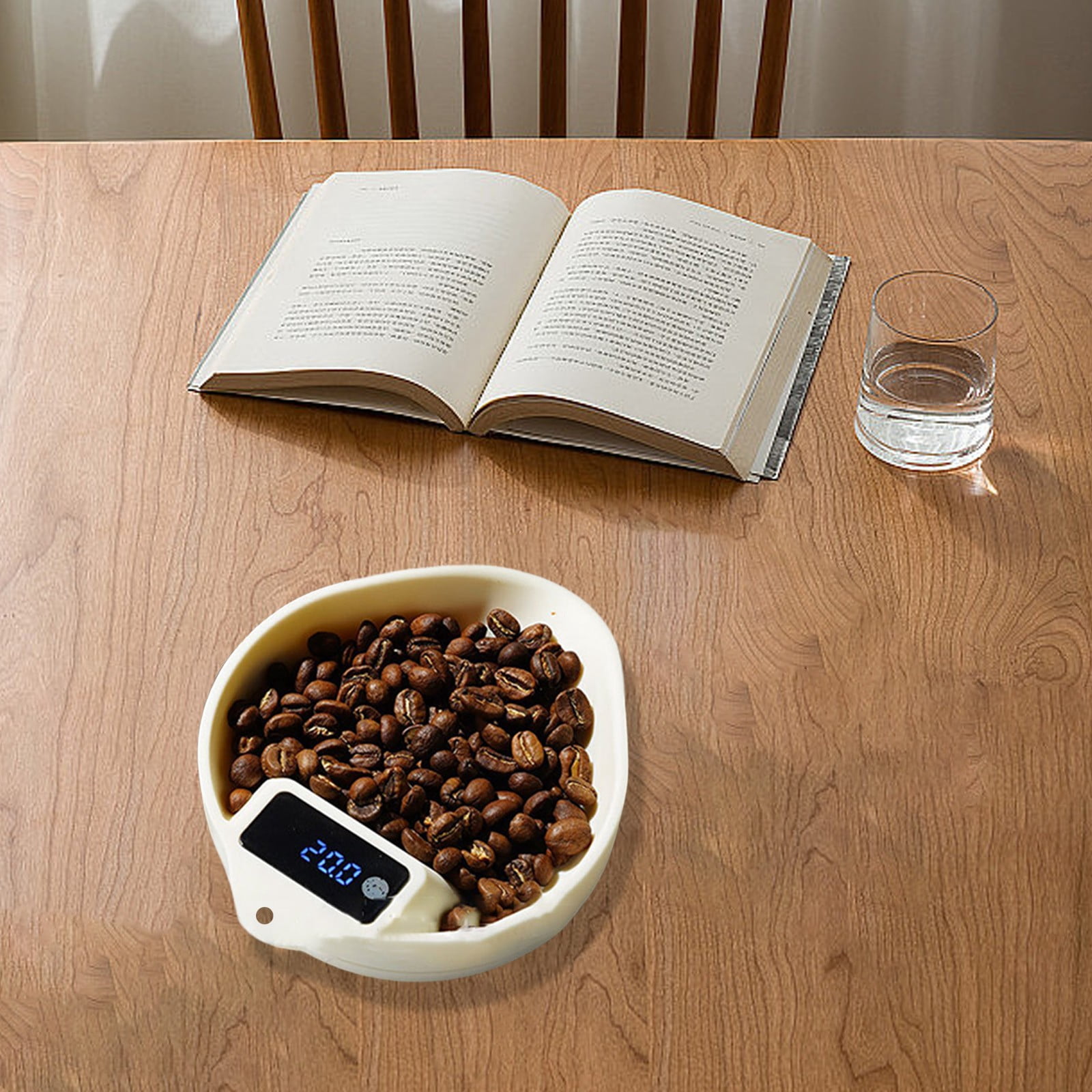 Specollect 2Pcs Coffee Bean Scale, Espresso Scale for Coffee Beans Weighting/Dosing, Mini Coffee Scale, Digital Kitchen Scale, Coffee Tea Spice,