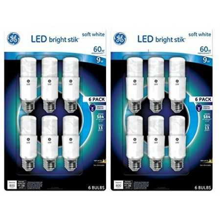 much 60 bulb electricity watt how Watt Dimmable Bright Non 12) 9 LED GE of Stik 2700K Bulb (Pack