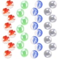 thumbnail image 3 of 100pcs Mini Glass Gems Mixed Colour Mancala Stones Flat Bottom Marble Beads, 3 of 6